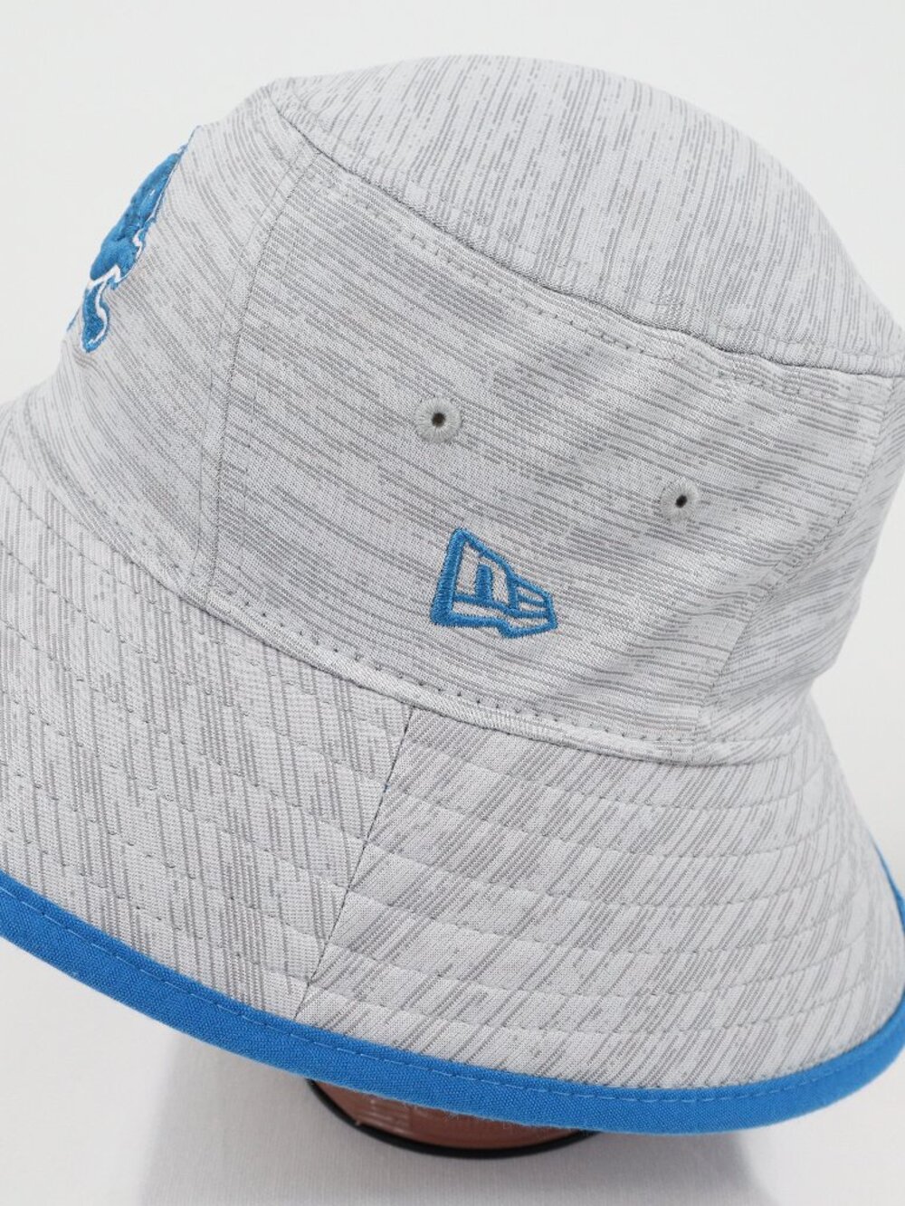 Detroit Lions New Era Digi Tech Heather Bucket Hat Honolulu Blue NFL NWOT - Picture 3 of 8